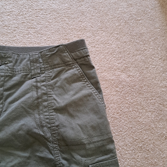 Style & Co. Green Cargo Shorts Women's 14 Petite Cotton Blend Casual Shorts - Picture 3 of 8